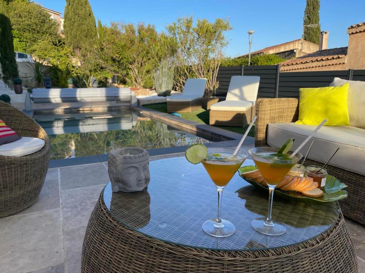 Casa Amor & Spa, Appartement Suite Jacuzzi & Piscine Chauffee Montfort-sur-Argens Exterior foto